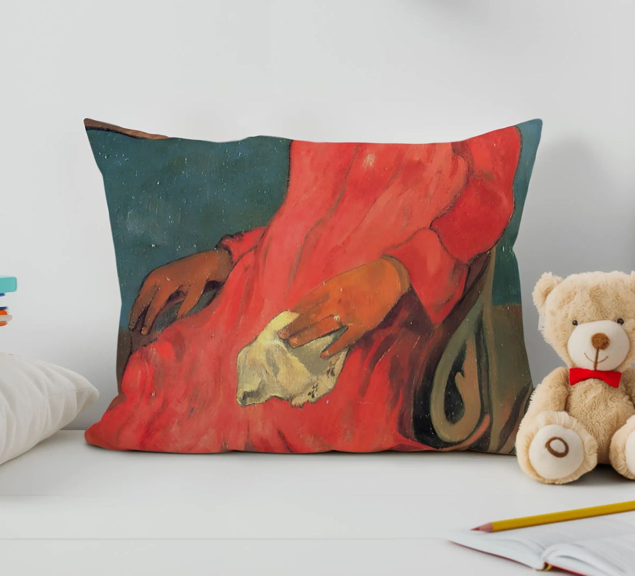 Gauguin Faaturuma Ritratto post-impressionista stampato cuscino da NorwesClub