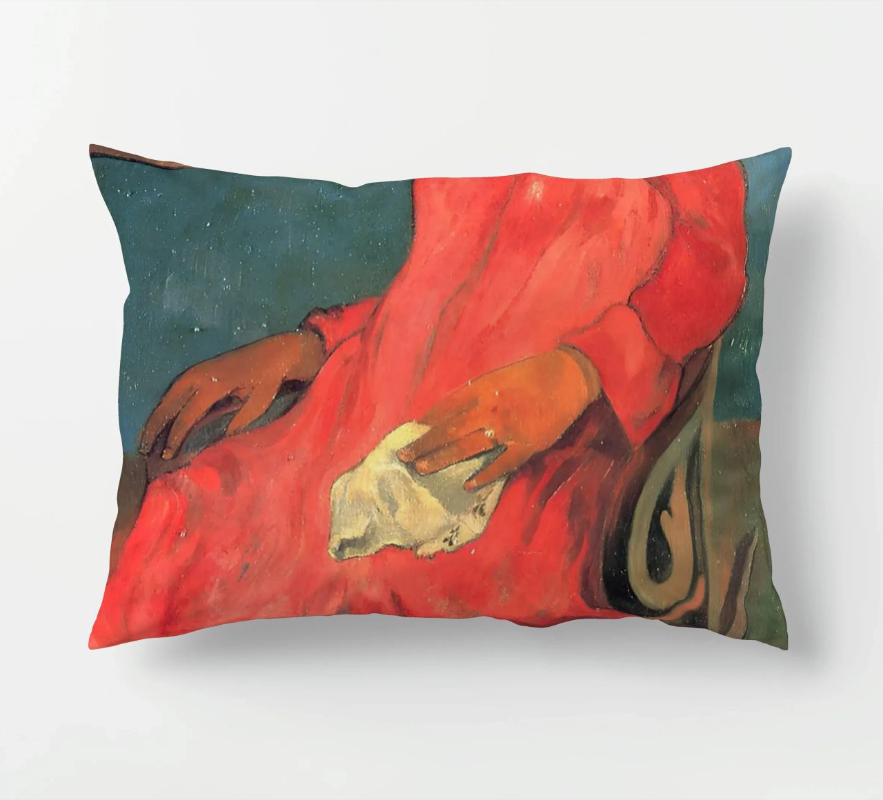 Gauguin Faaturuma Ritratto post-impressionista stampato cuscino da NorwesClub