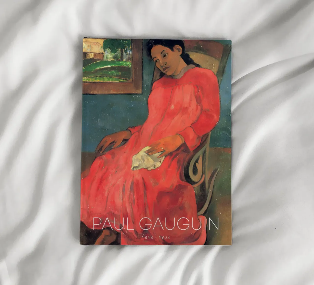 Gauguin Faaturuma Post-Impressionist Portrait Print notebook by NorwesClub