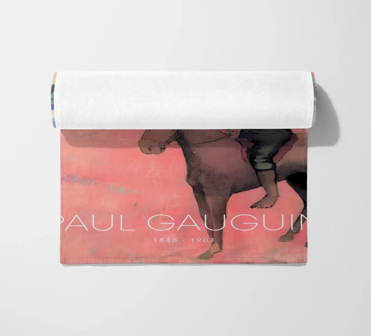 Gauguin cavalieri sulla spiaggia Stampa cavallo post-impressionista telo mare da NorwesClub