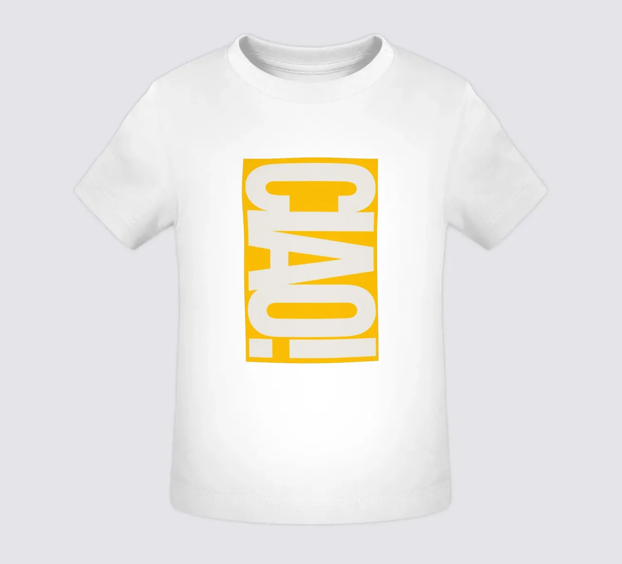 CIAO – Bold Greeting - Italian Hello maglietta neonato da QuooodZ by MooodzArt