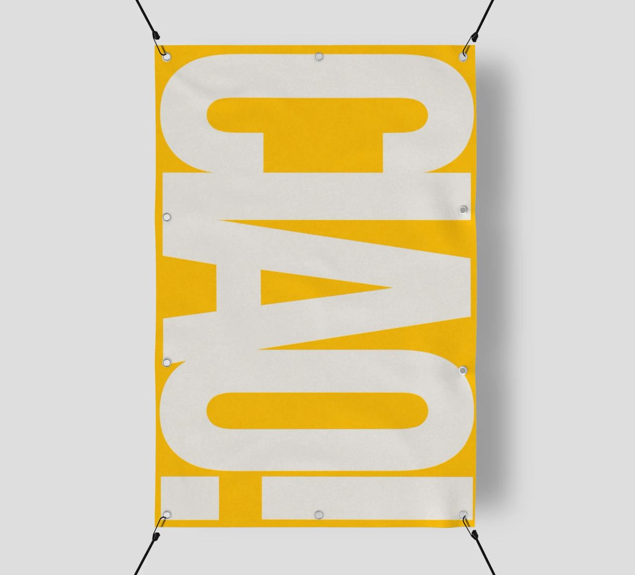 CIAO – Bold Greeting - Italian Hello telo in pvc da QuooodZ by MooodzArt