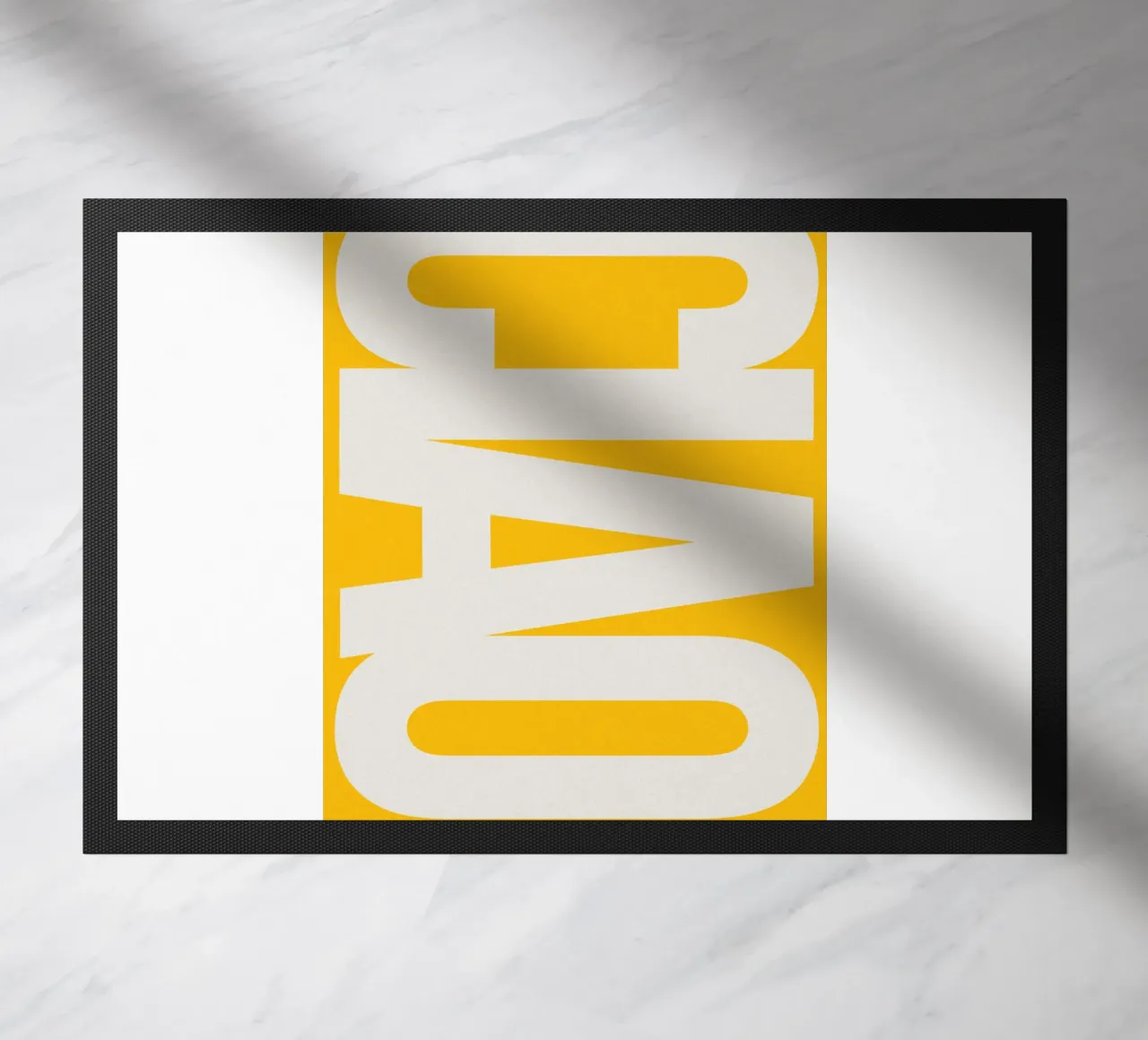 CIAO – Bold Greeting - Italian Hello felpudo de QuooodZ by MooodzArt