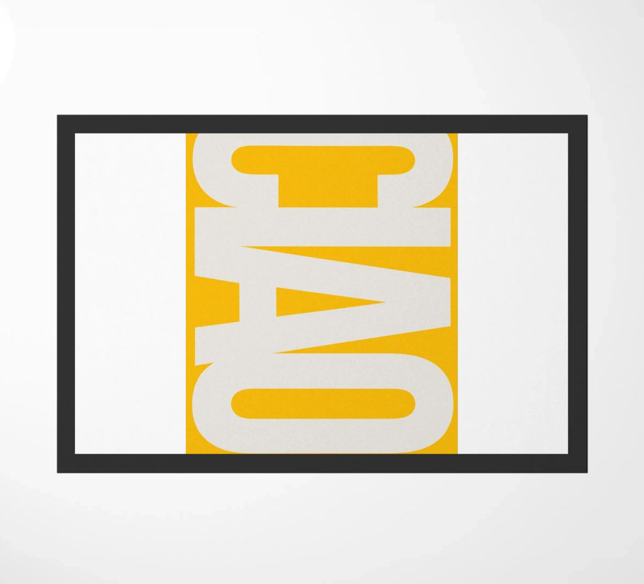 CIAO – Bold Greeting - Italian Hello zerbino da QuooodZ by MooodzArt