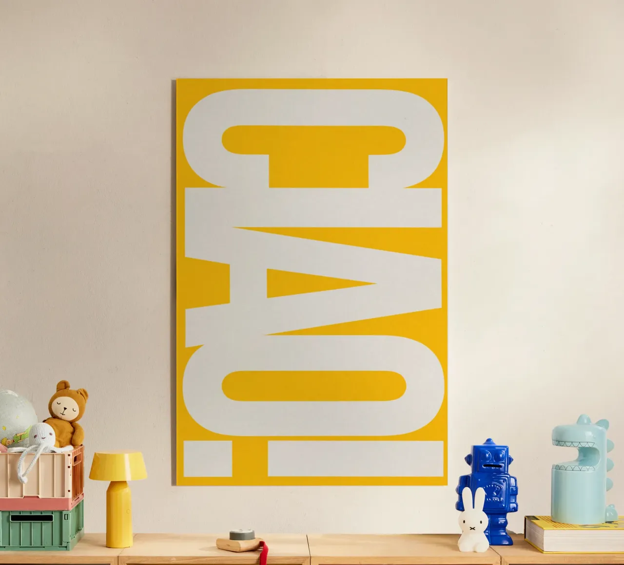 CIAO – Bold Greeting - Italian Hello plexiglass da QuooodZ by MooodzArt