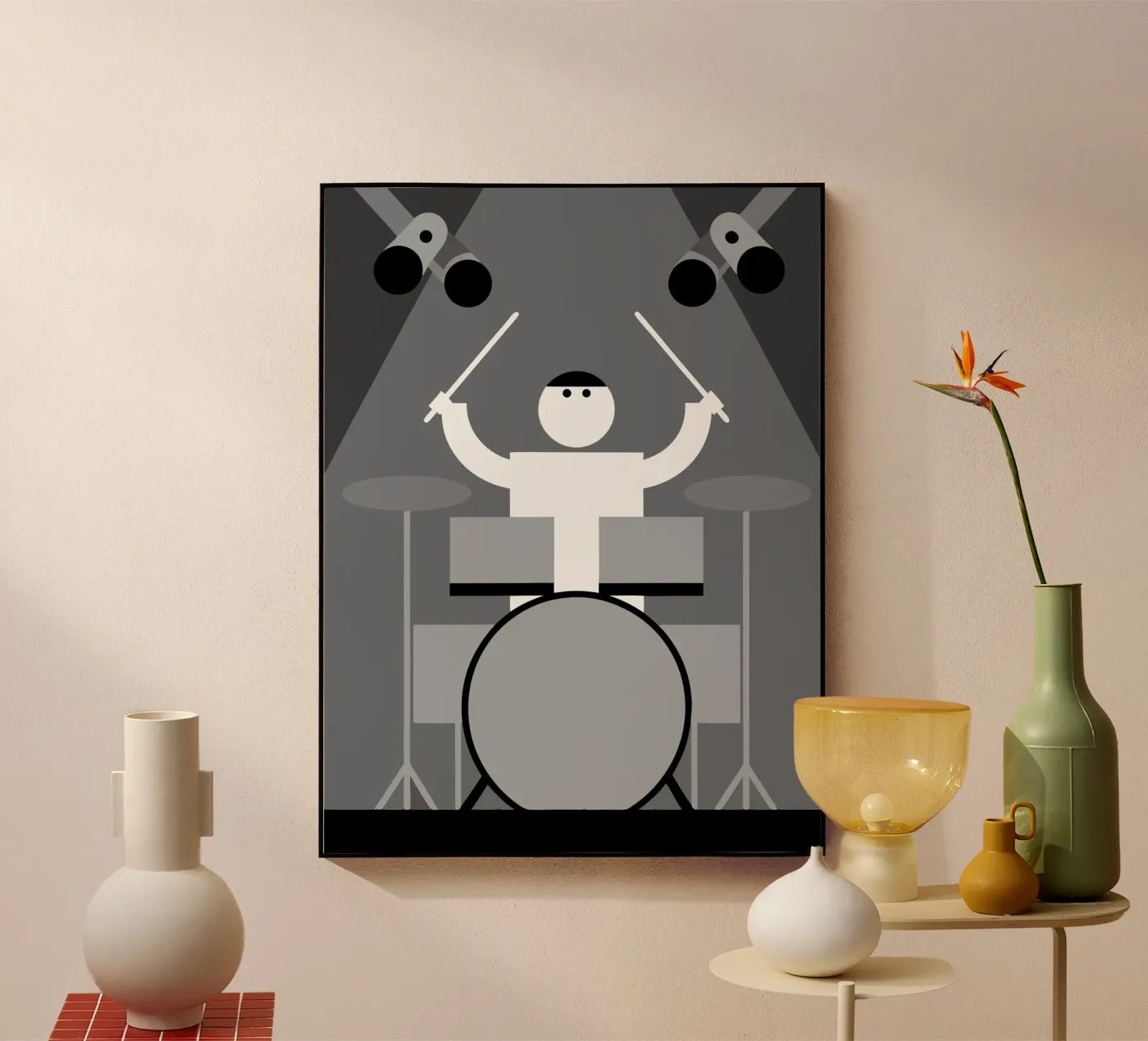 Drummer plexiglas de LOOK DIFFERENT