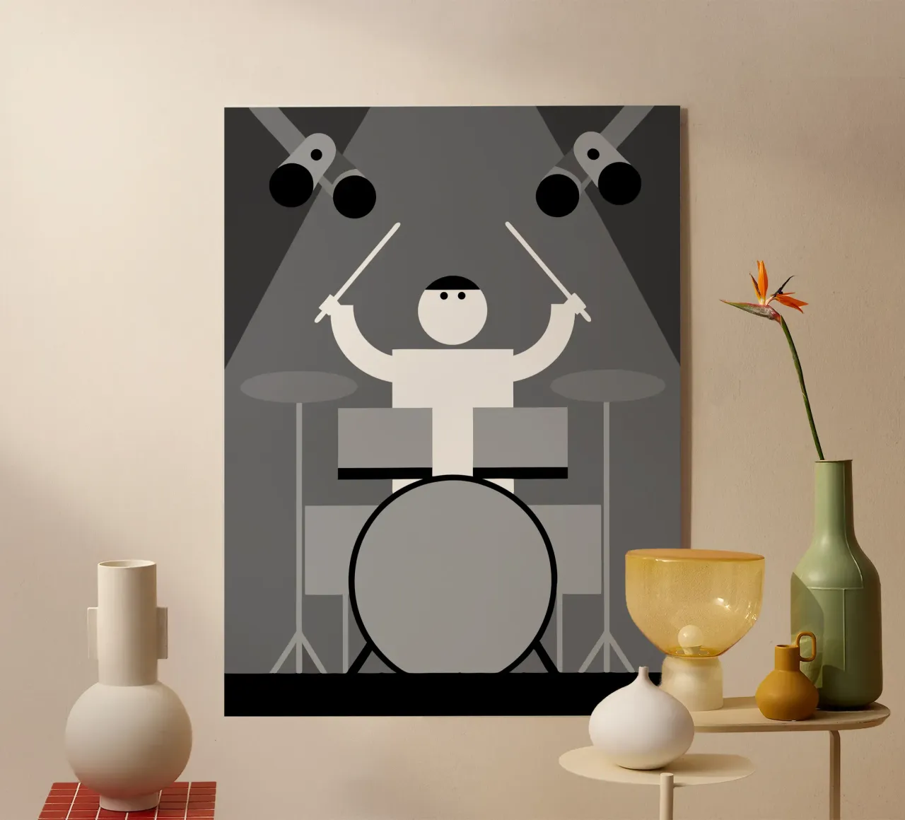 Batterista plexiglass da LOOK DIFFERENT