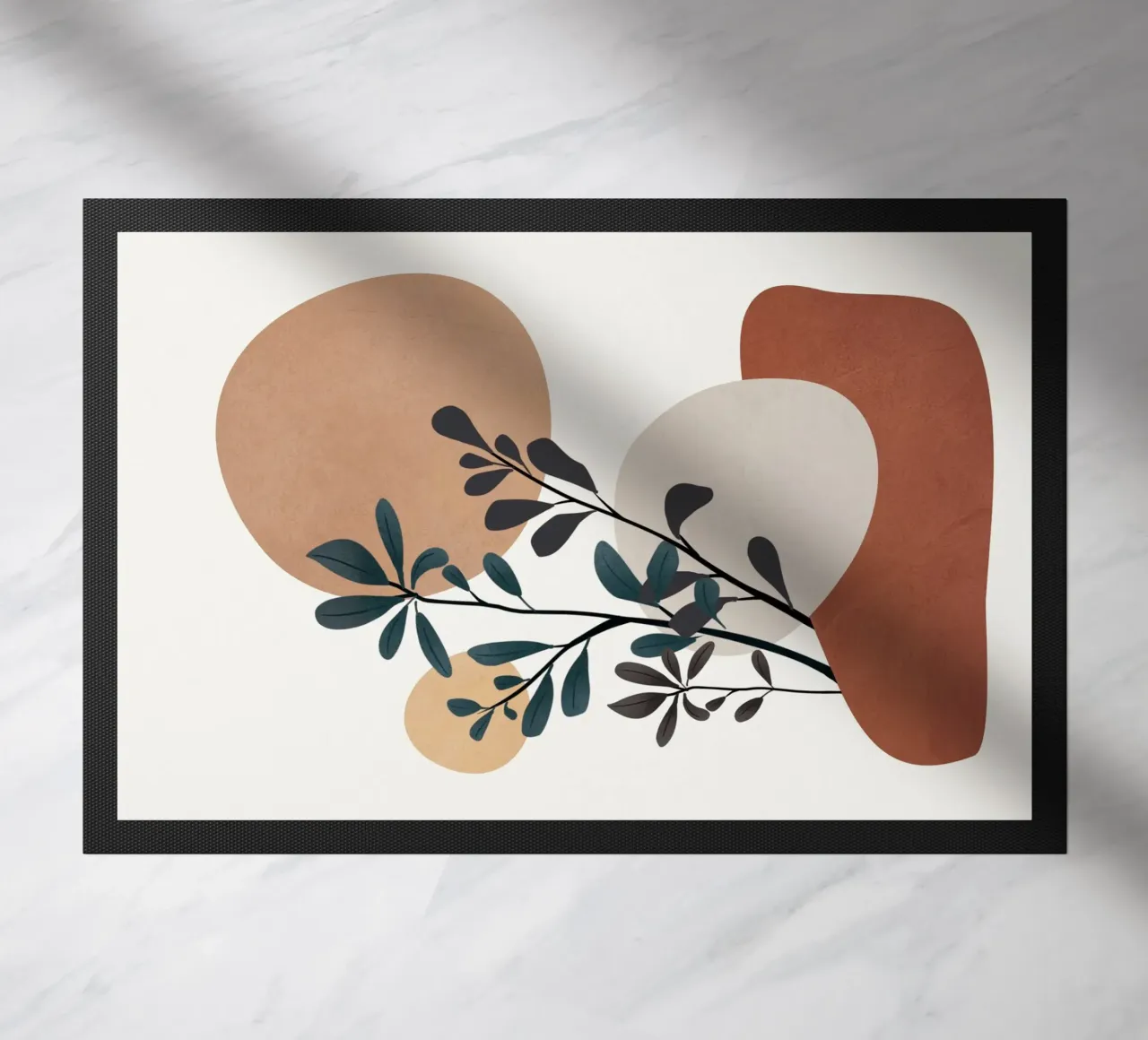 Shapes and Branches 08 doormat by cityart