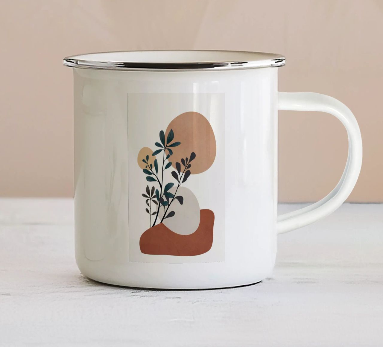 Shapes and Branches 08 tazza in smalto da cityart