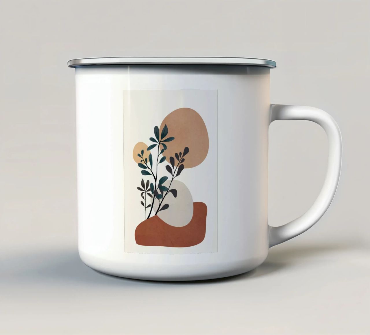 Shapes and Branches 08 tazza in smalto da cityart