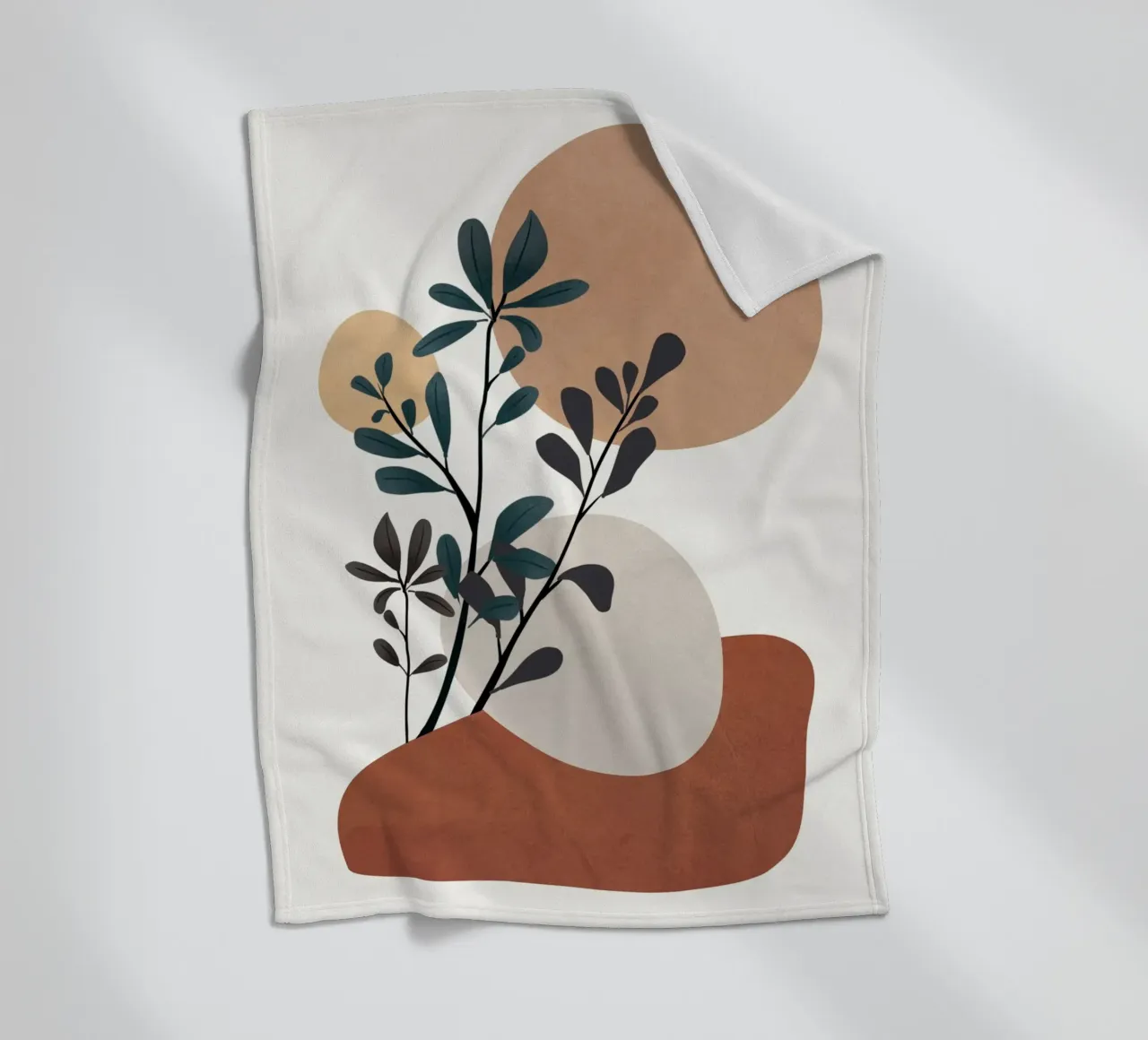 Shapes and Branches 08 coperta in pile da cityart