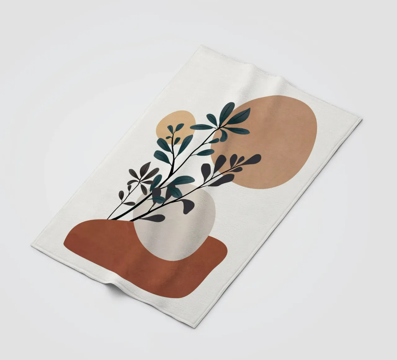 Shapes and Branches 08 coperta in pile da cityart