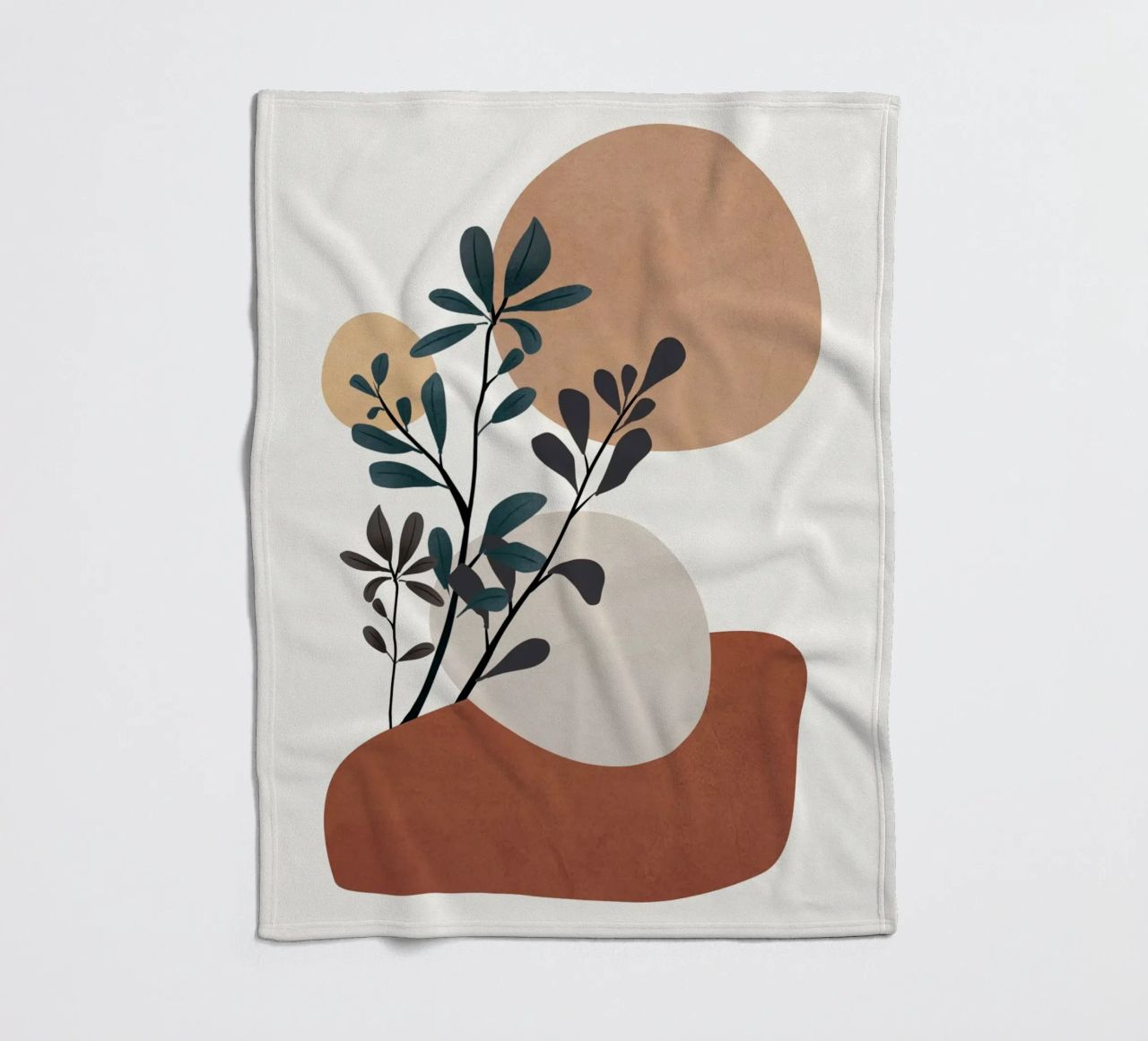 Shapes and Branches 08 coperta in pile da cityart