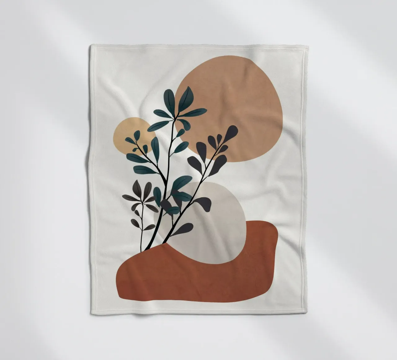 Shapes and Branches 08 coperta in pile da cityart