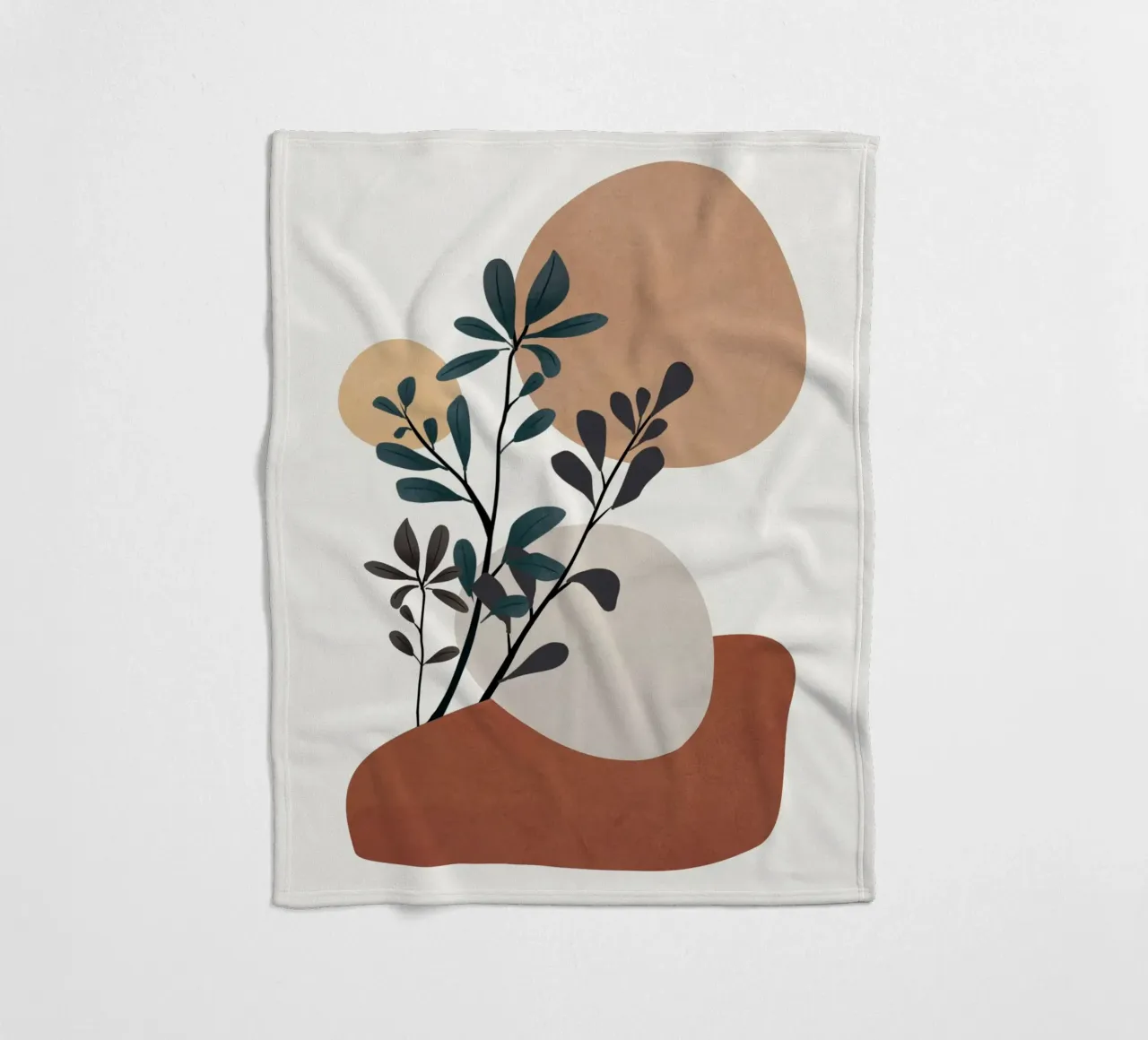 Shapes and Branches 08 coperta in pile da cityart