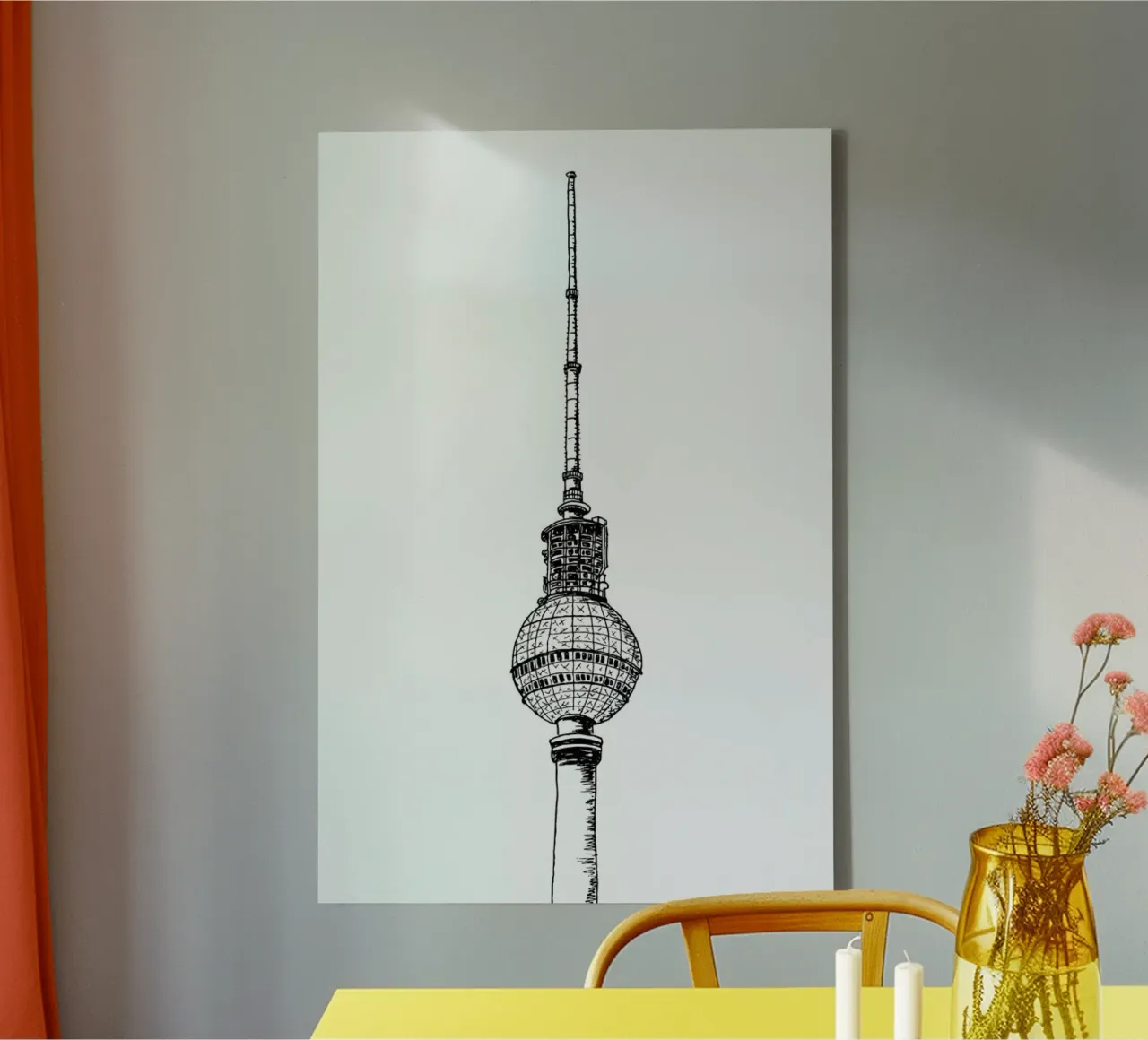 Berliner Fernsehturm canvas by KP Design