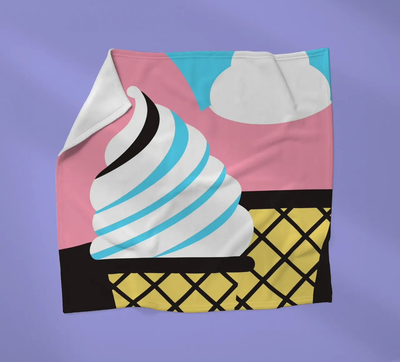 Crema Es coperta in pile da LOOK DIFFERENT
