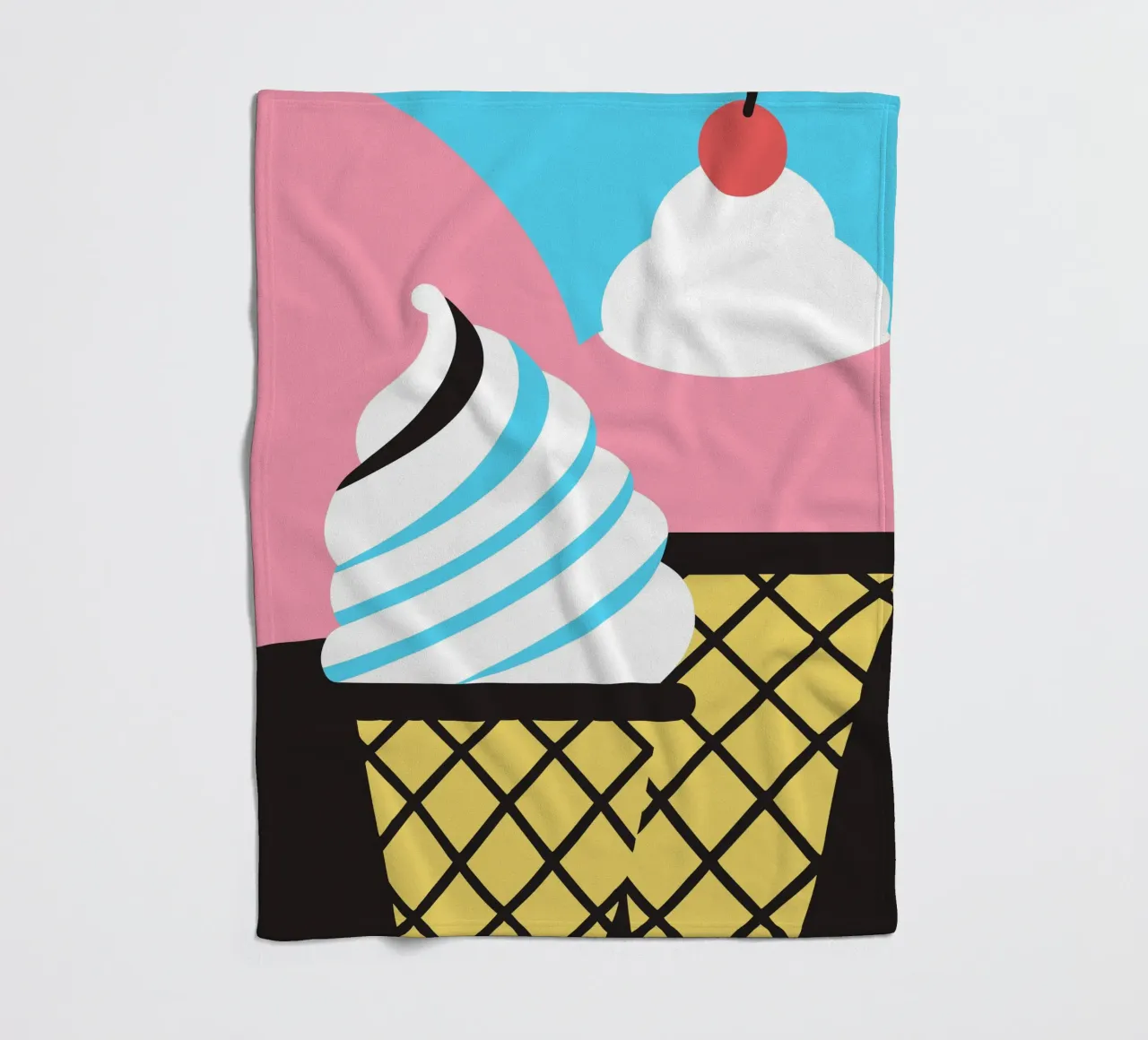Crema Es coperta in pile da LOOK DIFFERENT