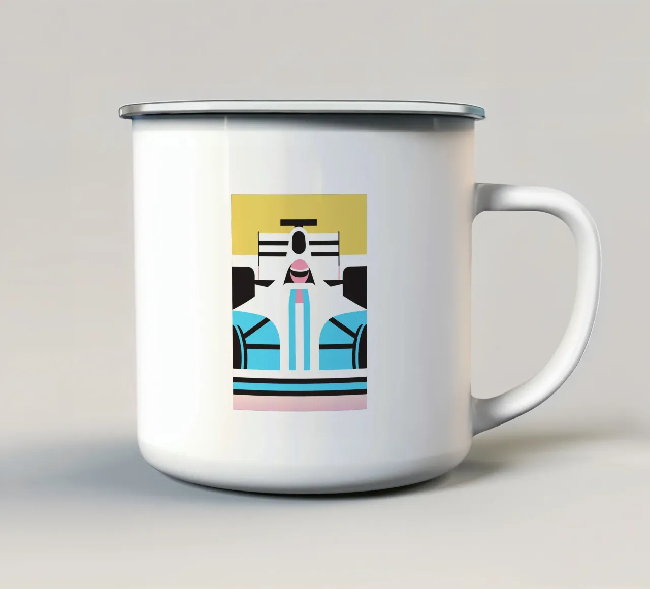 Formula Racing tazza in smalto da LOOK DIFFERENT