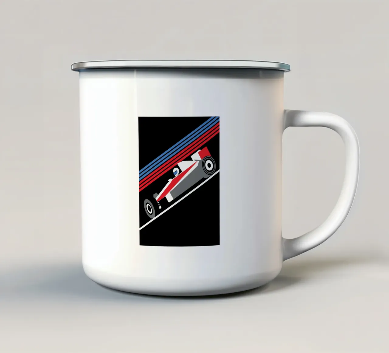 Formula Racing tazza in smalto da LOOK DIFFERENT