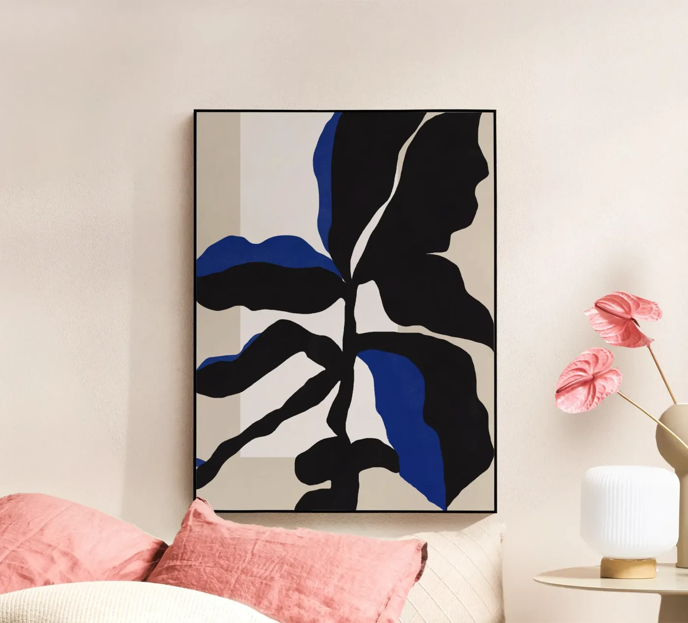 Plante noire plexiglas de Little Dean