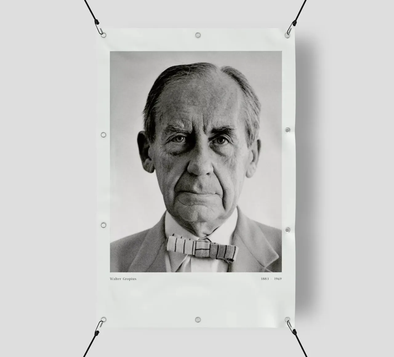 Franz Hubmann - Portrait of Walter Gropius telo in pvc da ARTOTHEK