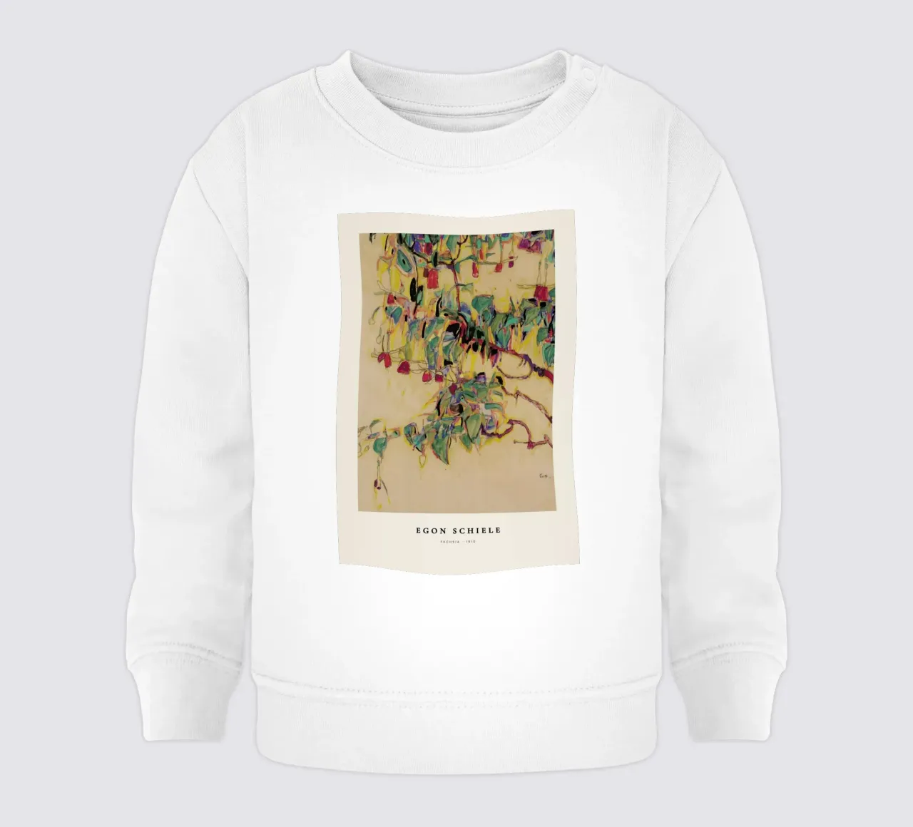 Schiele - Fuchsia felpa neonato da Vintage by JUNIQE
