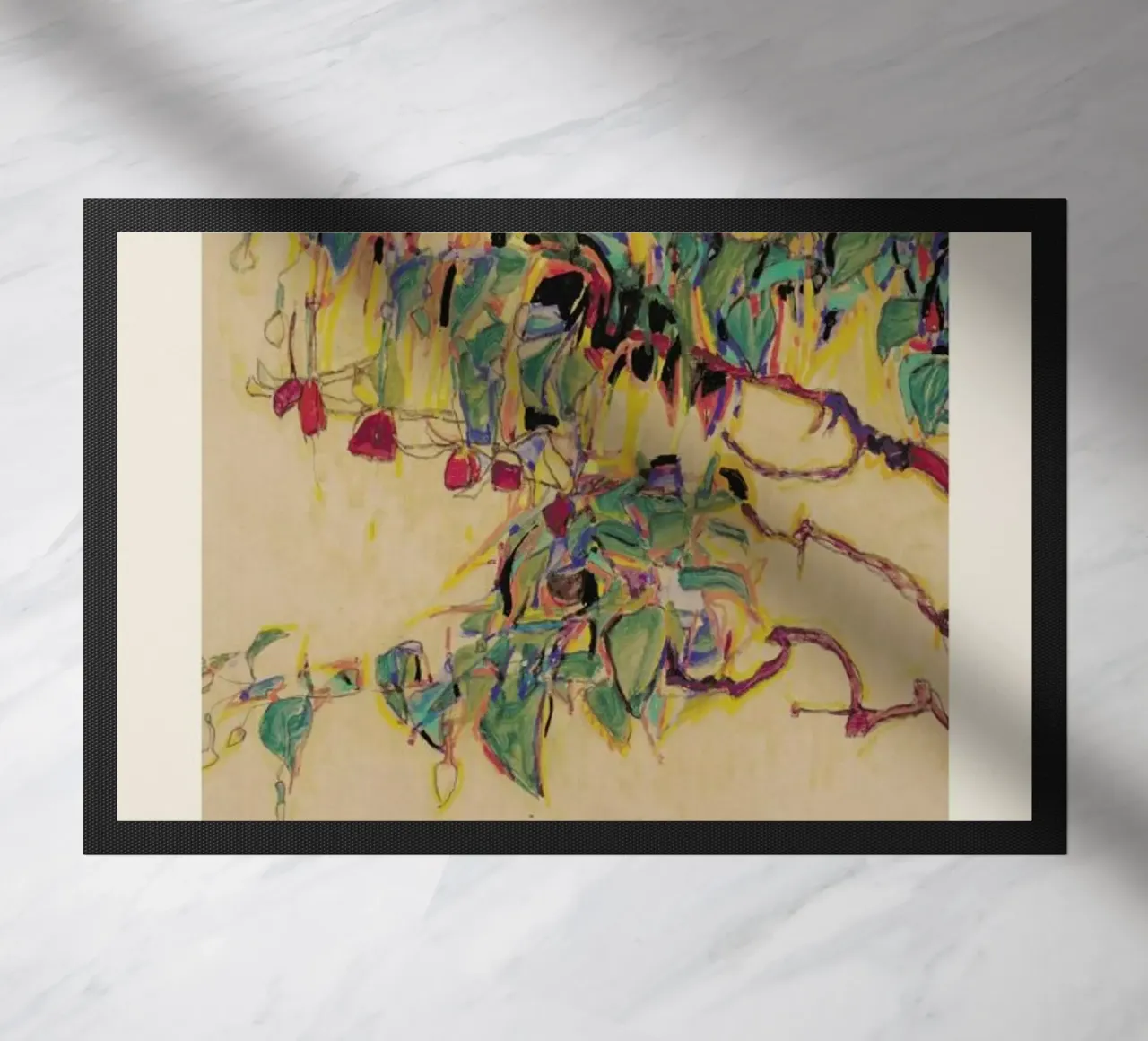 Schiele - Fuchsia zerbino da Vintage by JUNIQE