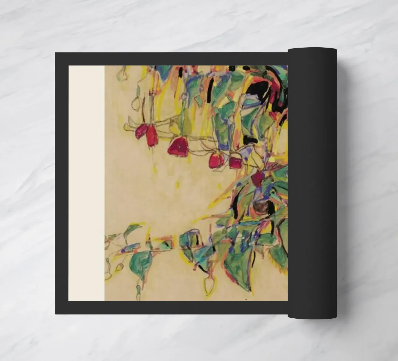 Schiele - Fuchsia zerbino da Vintage by JUNIQE