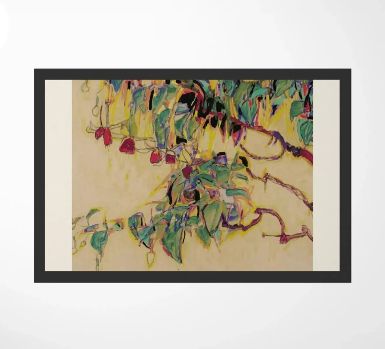 Schiele - Fuchsia zerbino da Vintage by JUNIQE