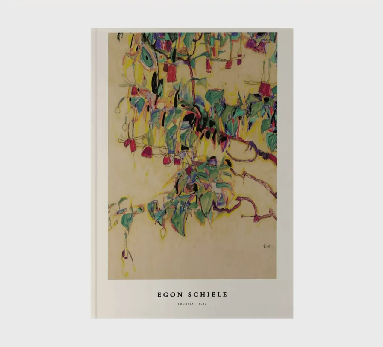 Schiele - Fuchsia diario da Vintage by JUNIQE