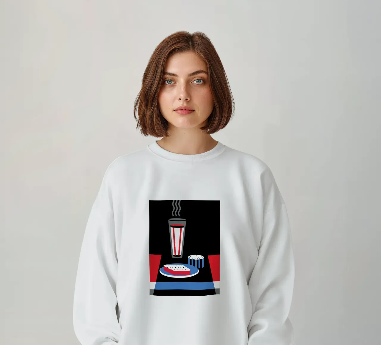 Latte e pane felpa da LOOK DIFFERENT