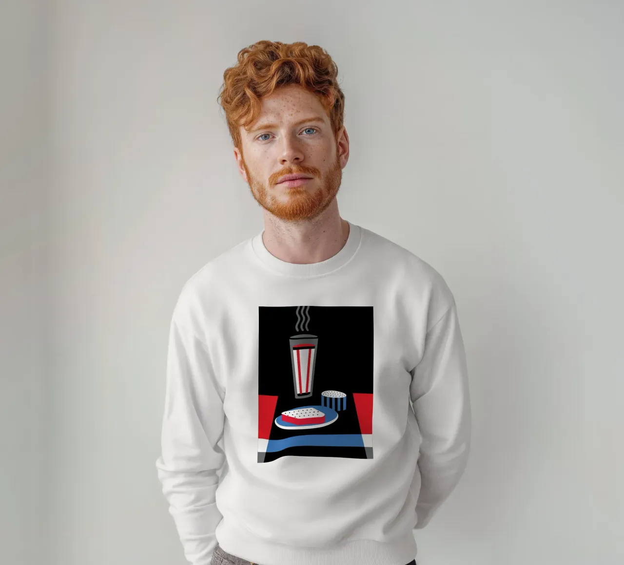 Latte e pane felpa da LOOK DIFFERENT