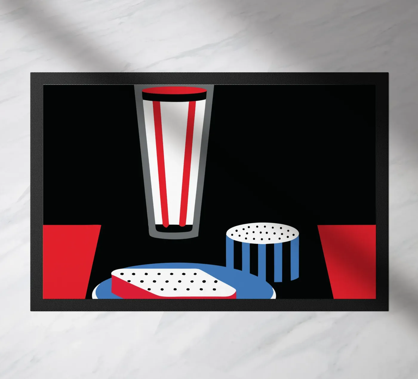 Milk And Bread deurmat van LOOK DIFFERENT