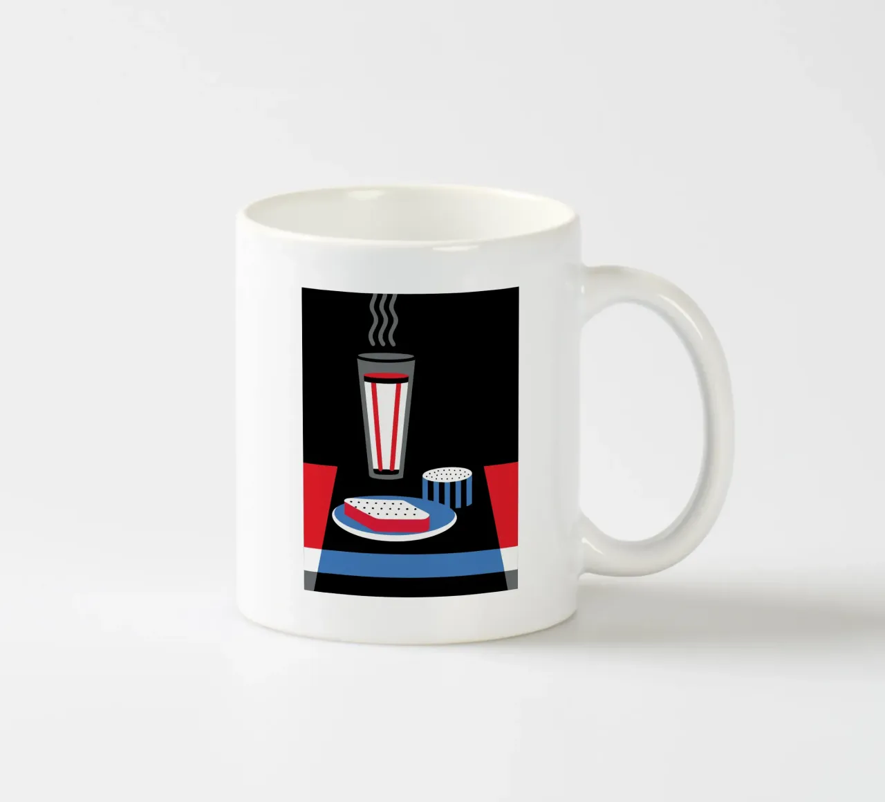 Latte e pane tazza in ceramica da LOOK DIFFERENT