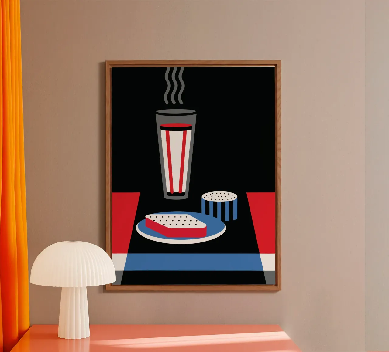 Latte e pane alluminio dibond da LOOK DIFFERENT