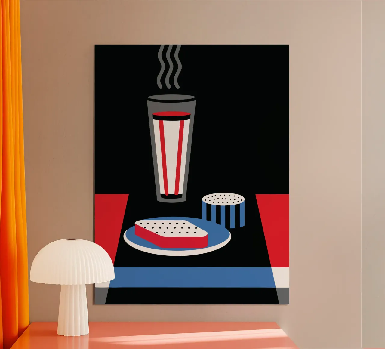 Latte e pane poster da LOOK DIFFERENT