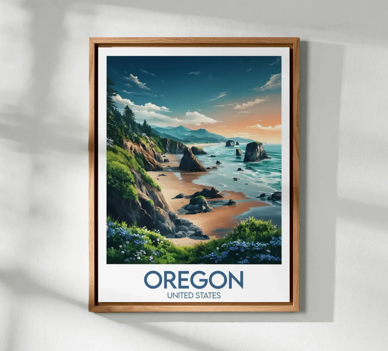 Oregon posters alu-dibond by Frame the World