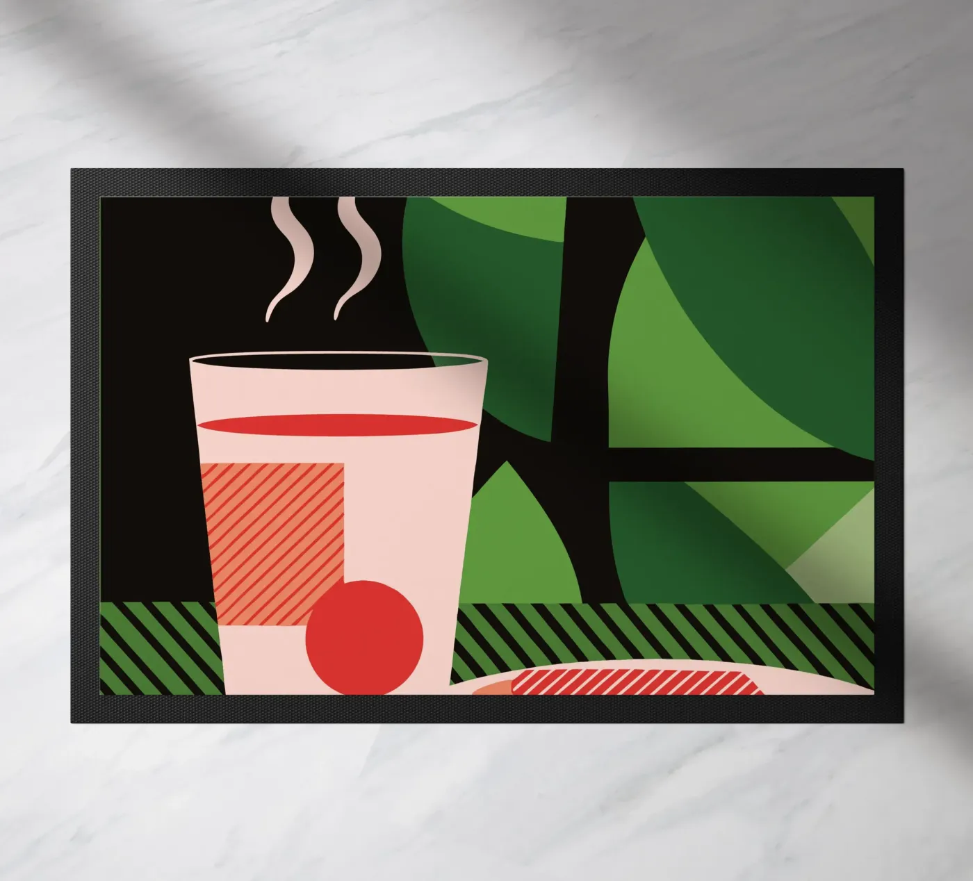 Milk And Bread doormat by LOOK DIFFERENT