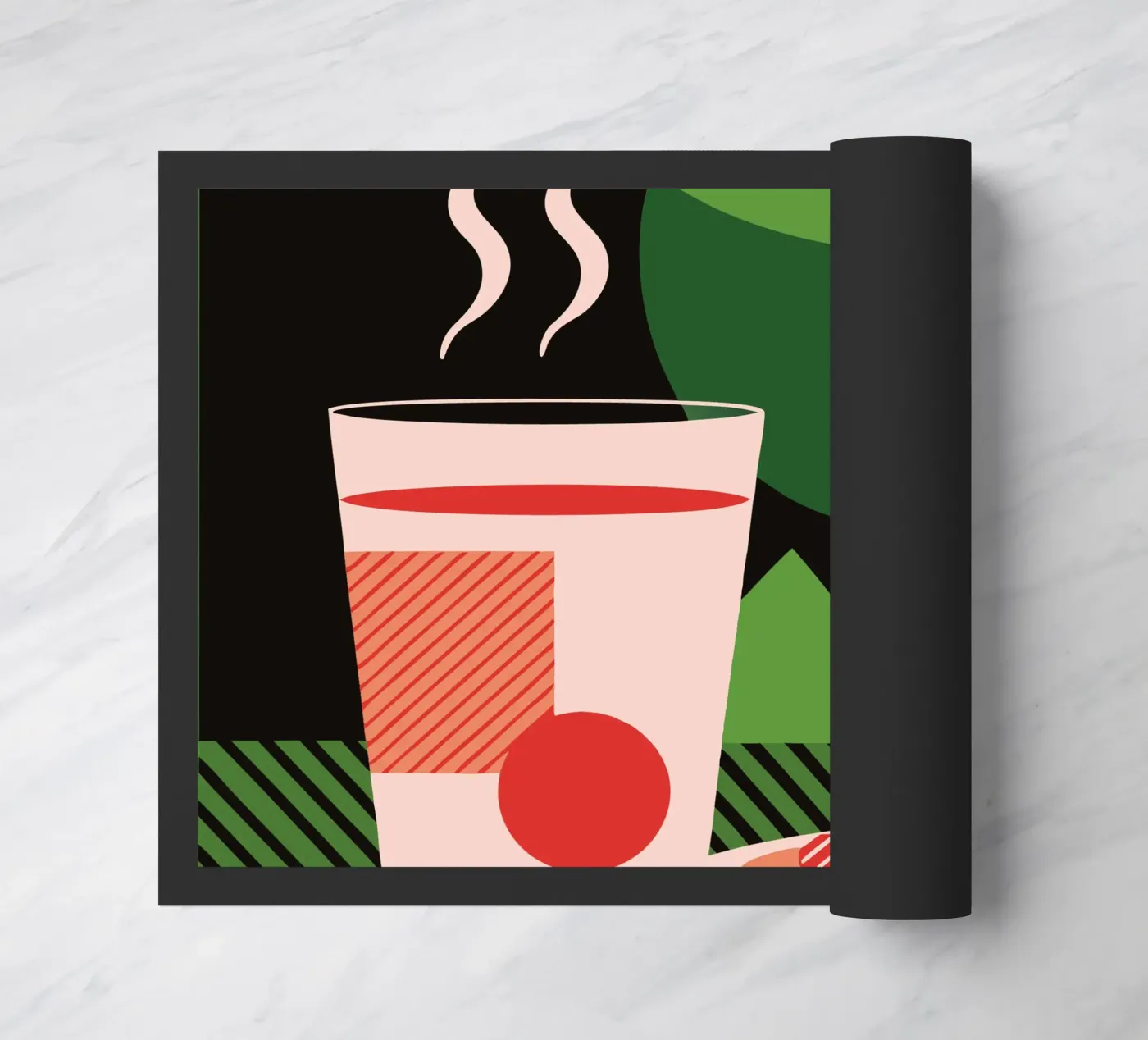 Milk And Bread doormat by LOOK DIFFERENT
