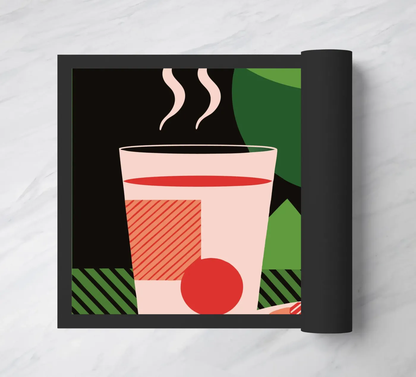 Milch und Brot Fußmatte von LOOK DIFFERENT