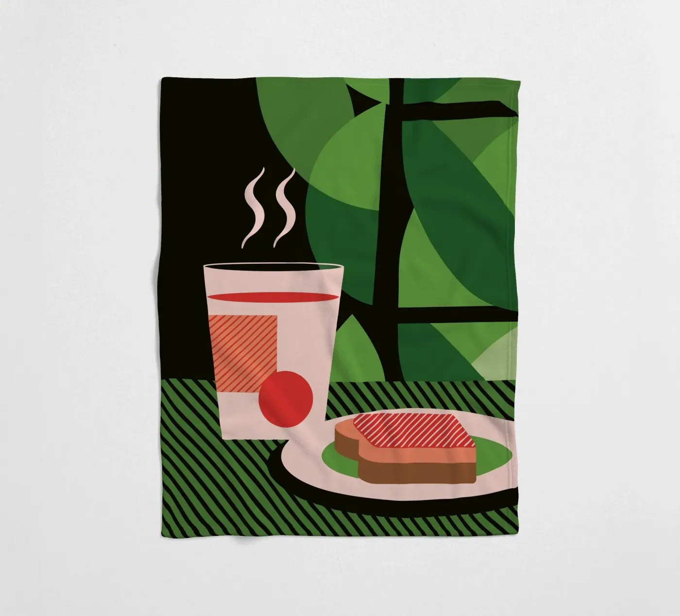 Latte e pane coperta in pile da LOOK DIFFERENT