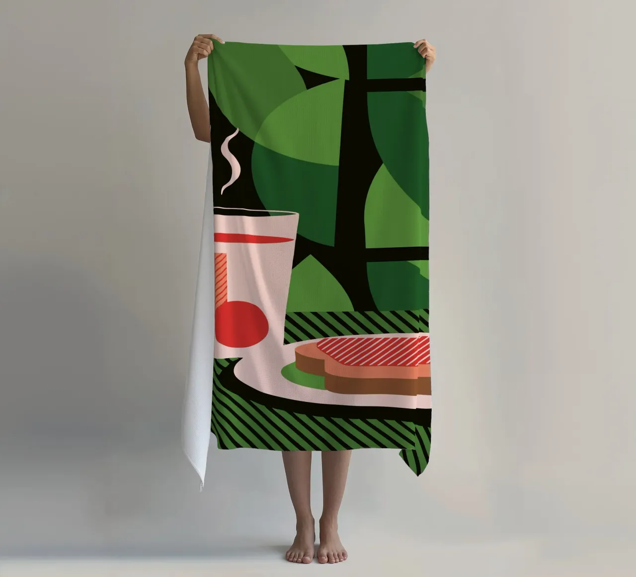 Latte e pane telo mare da LOOK DIFFERENT