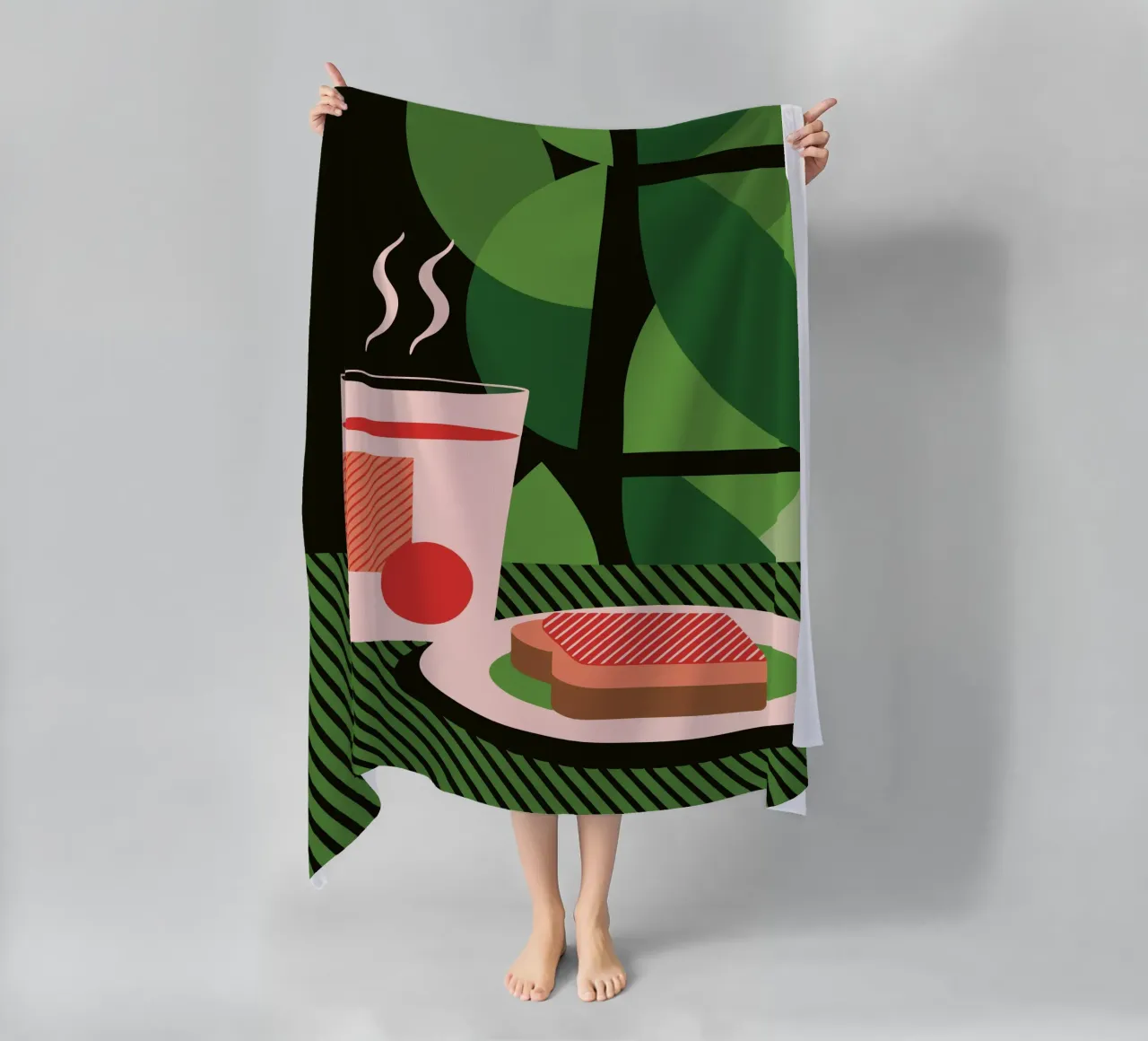 Latte e pane telo mare da LOOK DIFFERENT