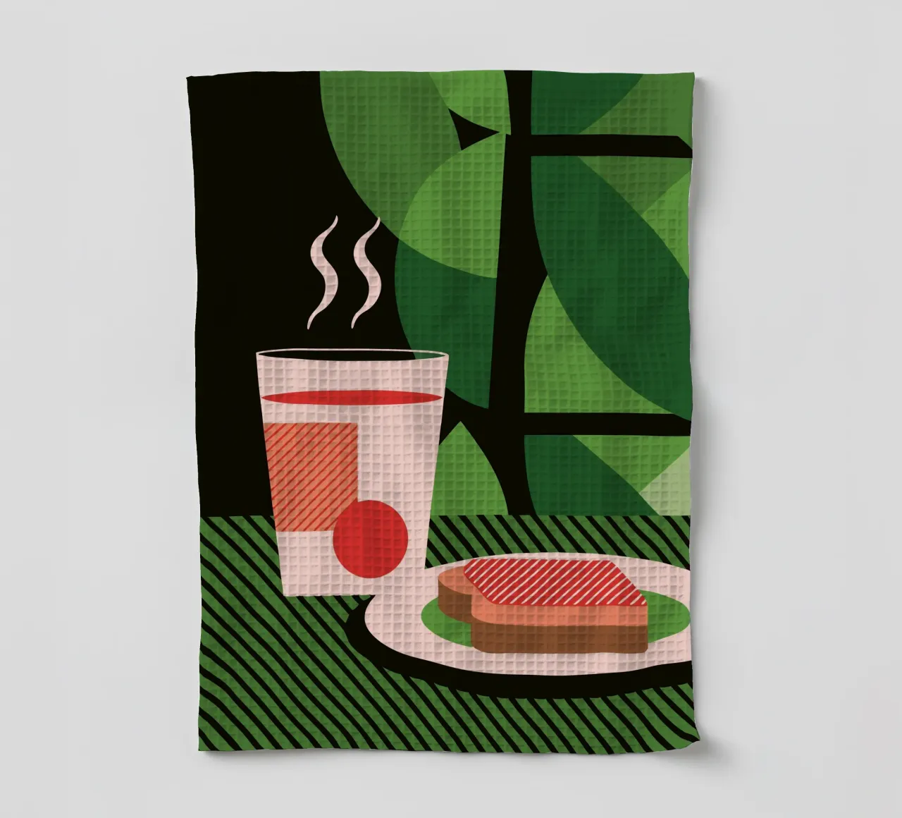 Latte e pane canovaccio da cucina da LOOK DIFFERENT