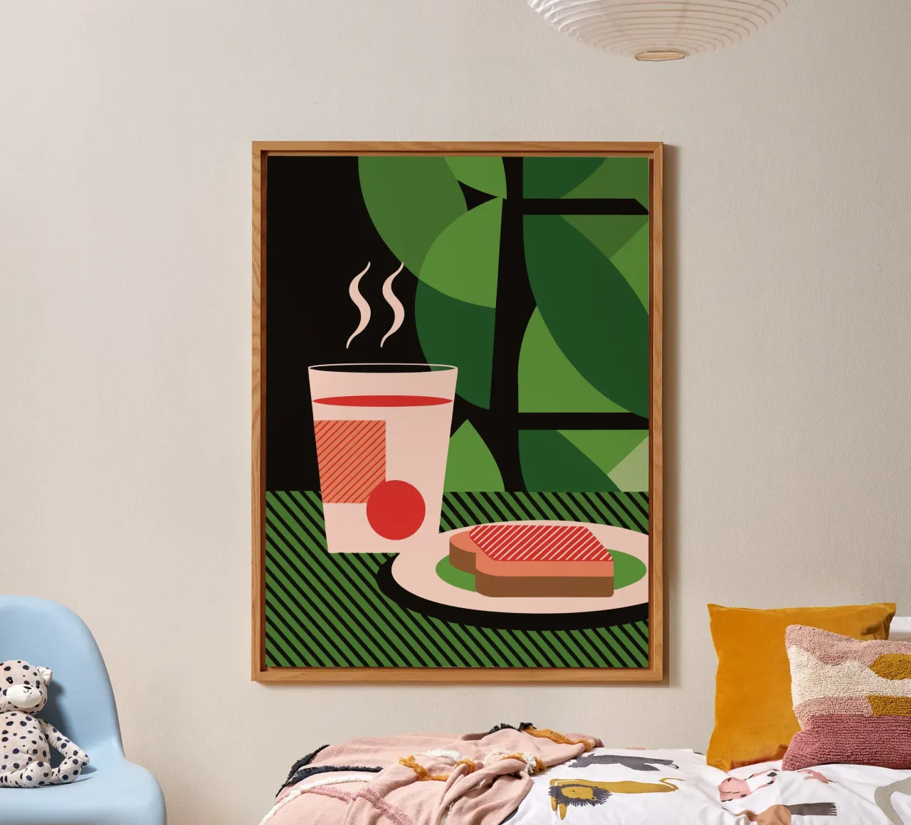 Latte e pane alluminio dibond da LOOK DIFFERENT