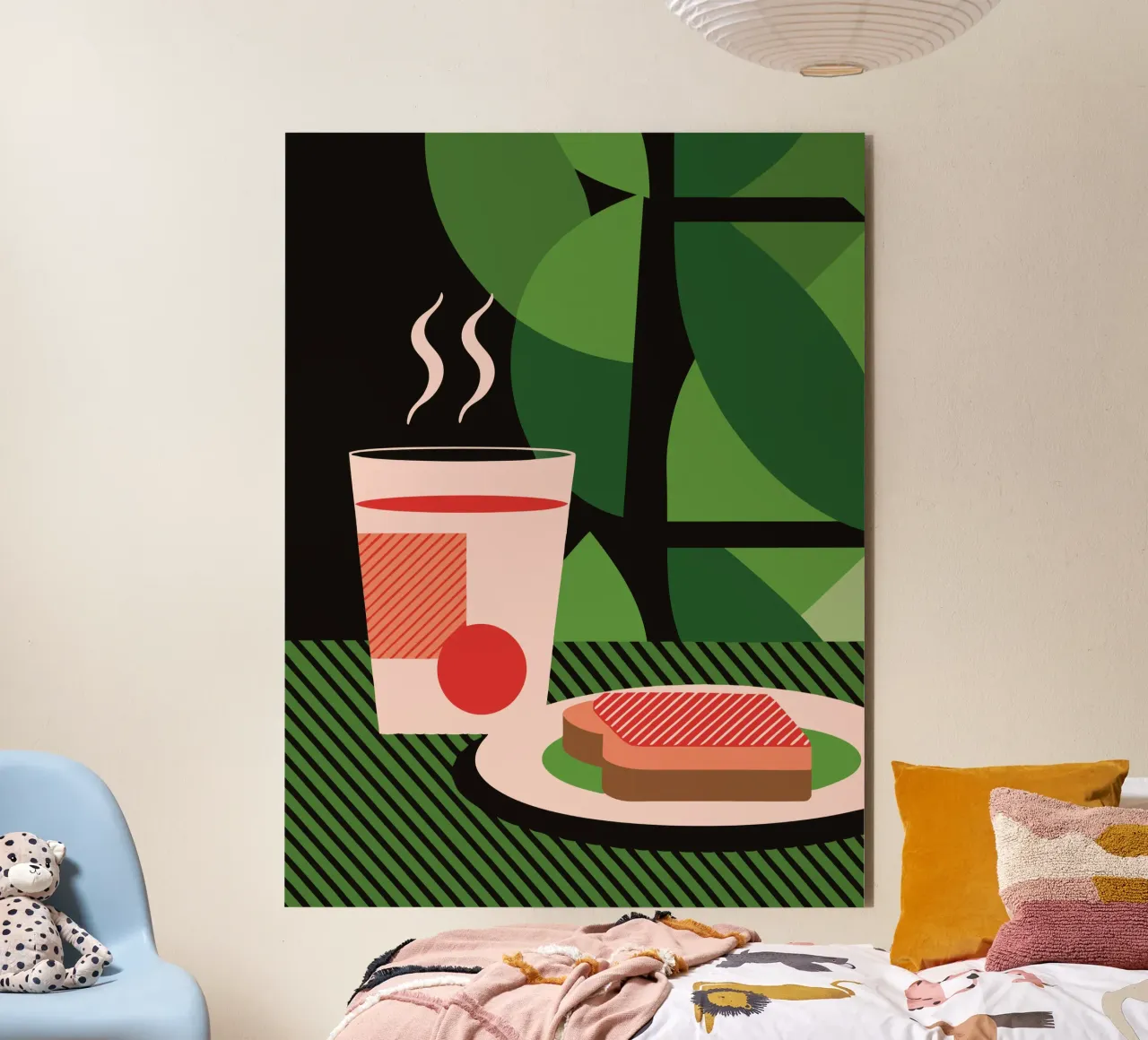 Latte e pane alluminio dibond da LOOK DIFFERENT