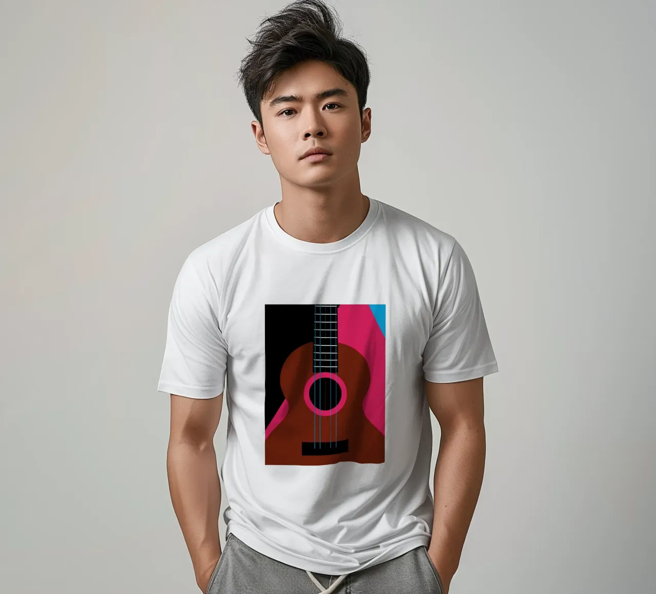 Chitarra t-shirt da LOOK DIFFERENT