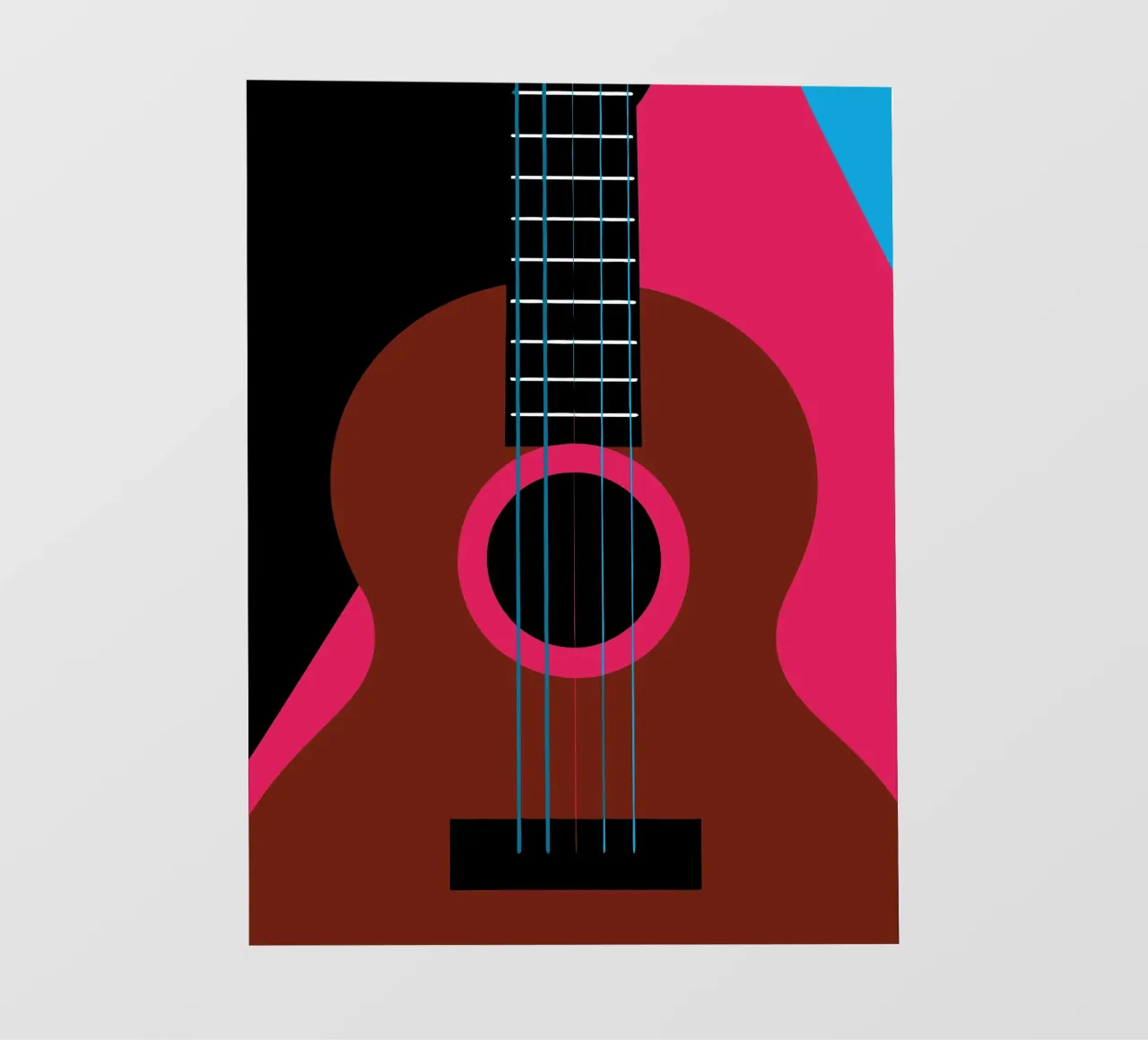 Chitarra telo in pvc da LOOK DIFFERENT