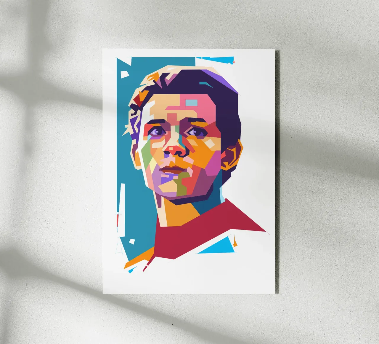 Retrato pop art de Tom Holland placa de forex de Hantamrata